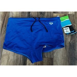 NEW NWT Royal Blue Mens Sz 36 Low Waist Team Performance Swim Shorts ARENA